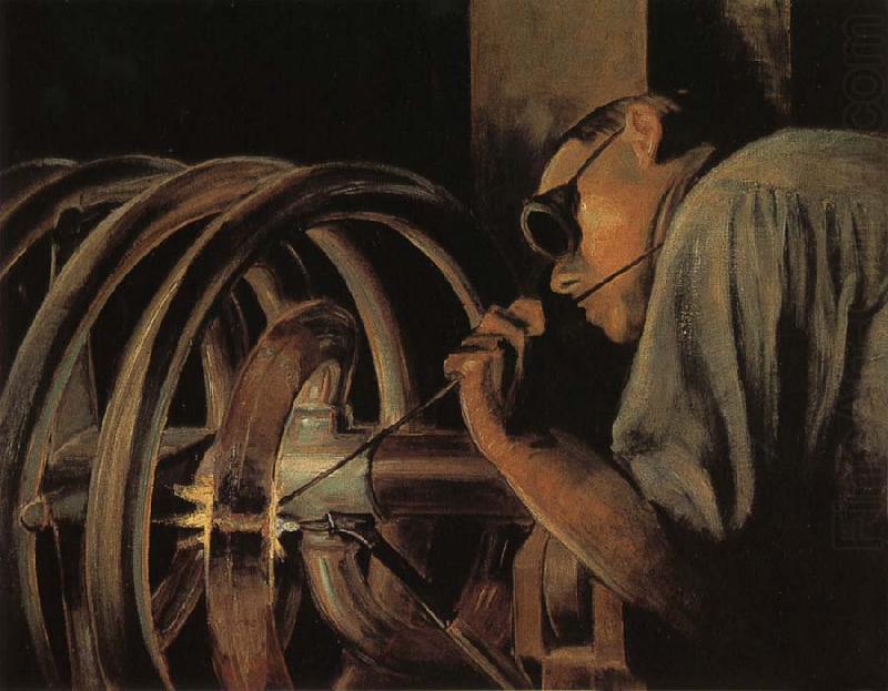 Helix Welder, Grant Wood